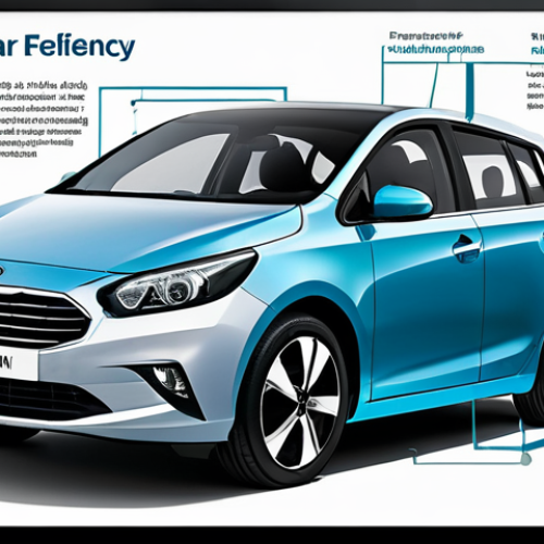 하이브리드차 연비 - Hybrid Car Efficiency Explained**

"A modern, clean infographic illustrating how a hybrid car's gaso...