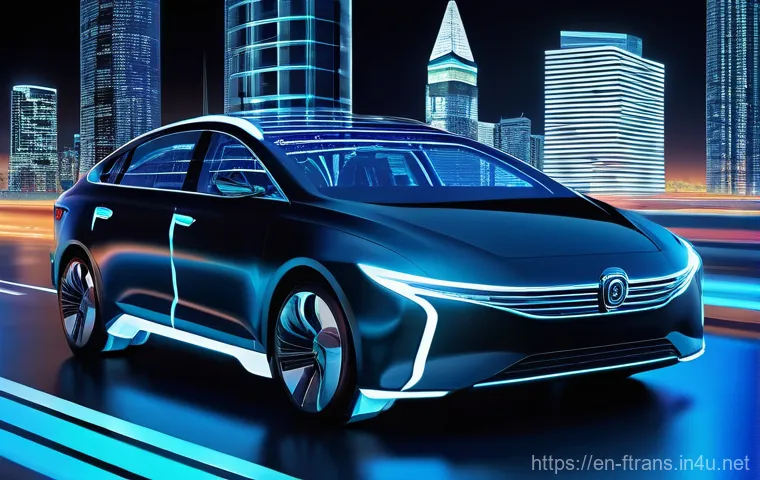 자율주행차 관련 법 - **Prompt 1: The Labyrinth of Autonomous Vehicle Law**
A sleek, futuristic autonomous car, possib...