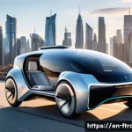 플라잉 택시 시장 - **"A tranquil morning commute in a futuristic eVTOL aircraft. A well-dressed professional (wearing b...