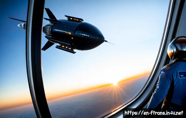 우주 관광 산업 - Photorealistic commercial space tourism scene, a sleek passenger spacecraft approaching a large orbi...